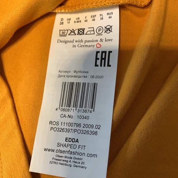 NWT Olsen Shirt. - Picture 4 of 4